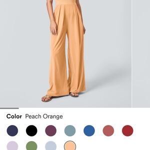 Peach Orange Women's Jumpsuit